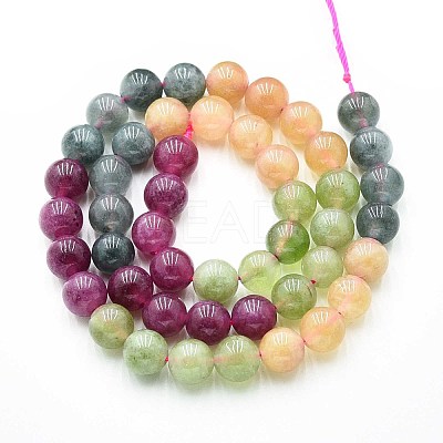 Natural Quartz Beads Strands G-N355-8mm-34-1