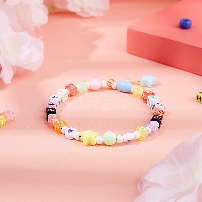 DIY Children Elastic Jewelry Set Kits DIY-NB0004-13-1
