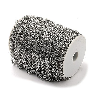 Tarnish Resistant 304 Stainless Steel Cable Chains CHS-Q001-18-100m-1