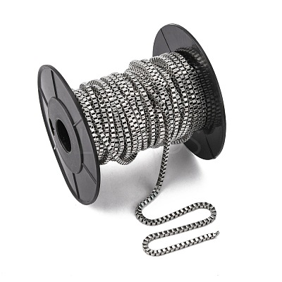 Tarnish Resistant 304 Stainless Steel Venetian Chains CHS-K001-34A-1