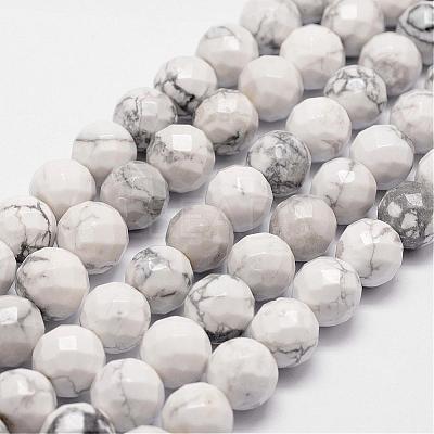 Natural Howlite Beads Strands G-D840-44-6mm-1
