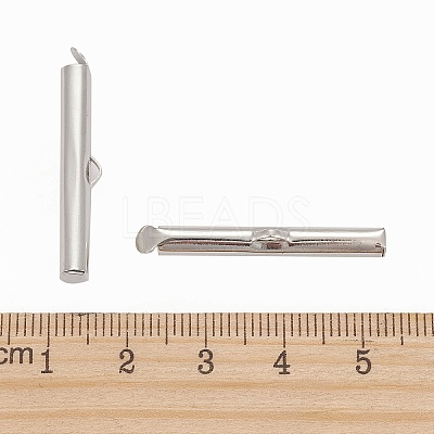 Iron Slide On End Clasp Tubes LS-X-IFIN-R212-3.0cm-P-1