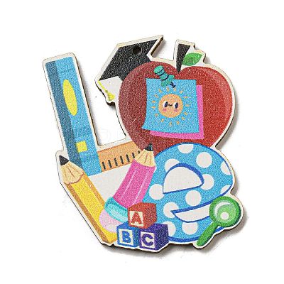 Wood Pendant WOOD-H107-04-17-1