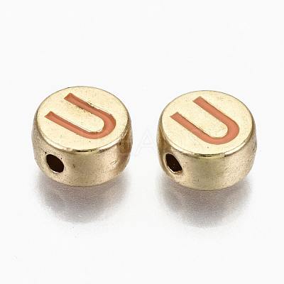 Alloy Enamel Beads ENAM-S122-029U-RS-1