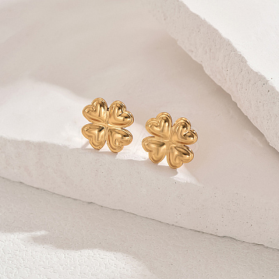 Brass Stud Earrings JI6937-1-1