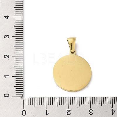 Ion Plating(IP) 304 Stainless Steel Pendants STAS-I204-B-G-1