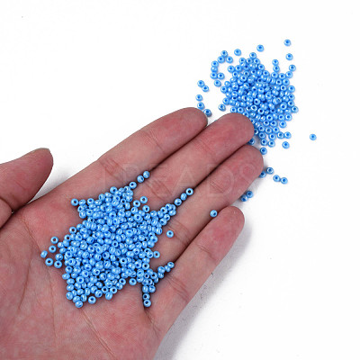 8/0 Czech Opaque Glass Seed Beads SEED-N004-003A-17-1
