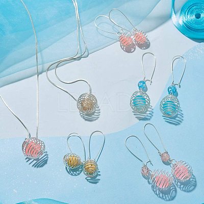 Iron Wire Pendants IFIN-R231-14mm-P-1