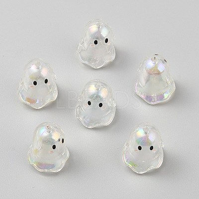 Transparent Acrylic Bead Caps TACR-WH0021-20I-1
