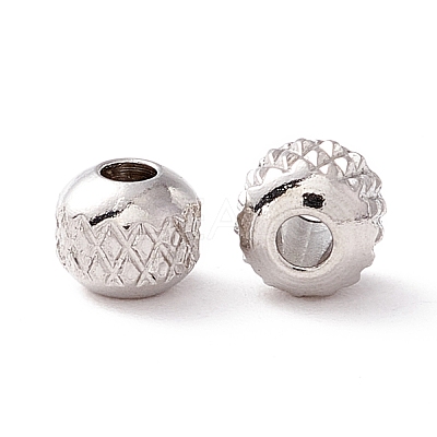 201 Stainless Steel Beads STAS-A057-01B-P-1