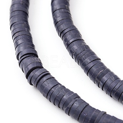 Handmade Polymer Clay Beads Strands CLAY-R089-4mm-Q046-1