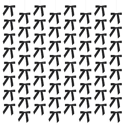 Bowknot Polyester Hanging Streamer DIY-WH0349-504B-1