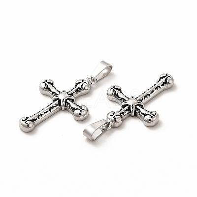 Ion Plating(IP) 304 Stainless Steel Pendants STAS-M089-21AS-1