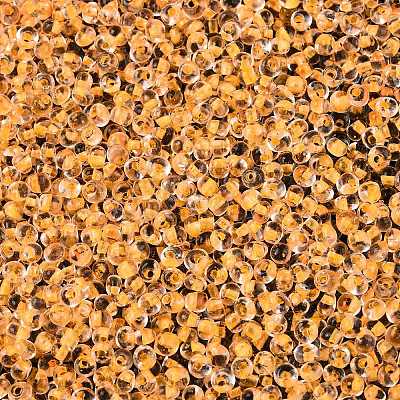 8/0 Inside Colours Transparent Glass Seed Beads SEED-T007-06F-1