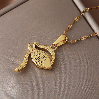 Vintage 304 Stainless Steel Glass Eye of Ra Pendant Necklaces for Women LS-EQ3909-1