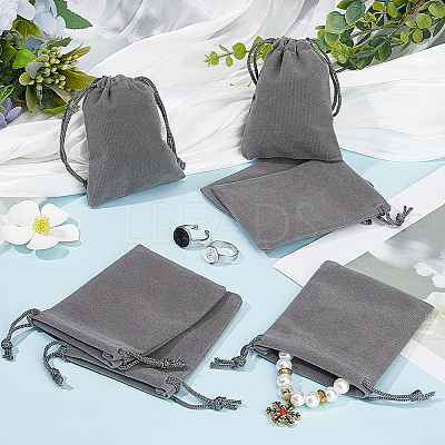 Velvet Jewelry Drawstring Gift Bags ABAG-BBC0001-10B-01-1