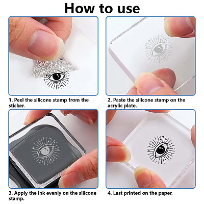Plastic Stamps DIY-WH20018-0062-1