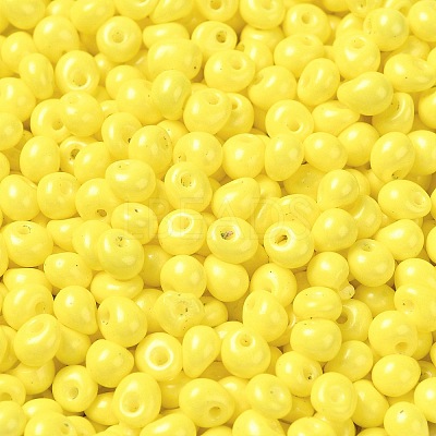 6/0 Opaque Baking Paint Glass Seed Beads X1-SEED-M012-02A-24-1