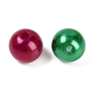 ABS Plastic Imitation Pearl Beads KY-G030-01J-1