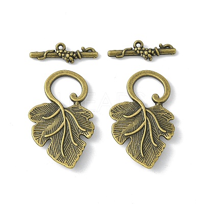 Alloy Toggle Clasps LS-PALLOY-A20005-AB-FF-1