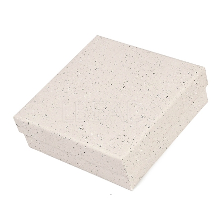 Square Paper Jewelry Storage Boxes with Sponge Inside CON-I013-01E-1