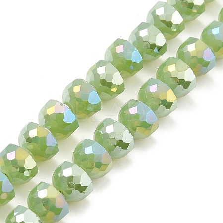 AB Color Plate Glass Beads Strands EGLA-P051-02A-A01-1