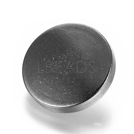 Alloy Shank Buttons BUTT-D054-15mm-05B-1