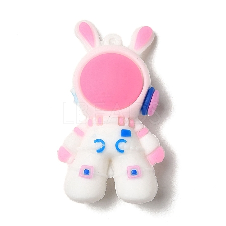 Rabbit Spaceman PVC Plastic Cartoon Big Pendants PVC-G005-01A-1