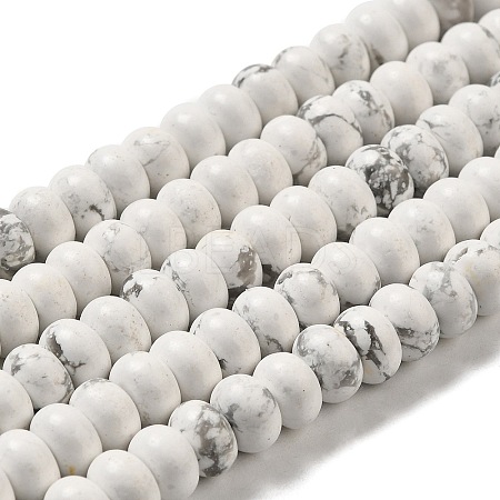 Synthetic Howlite Beads Strands G-K340-B06-01-1