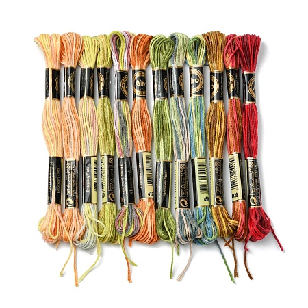 6-Ply Polyester Embroidery Floss OCOR-FZ0001-01K-1