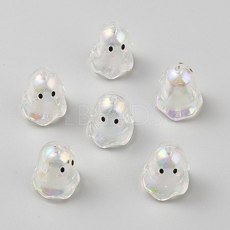 Transparent Acrylic Bead Caps TACR-WH0021-20I-1