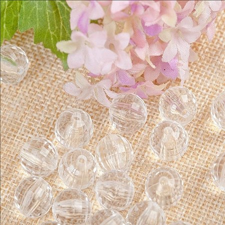 Transparent Acrylic Beads TACR-NH0001-B-20-1