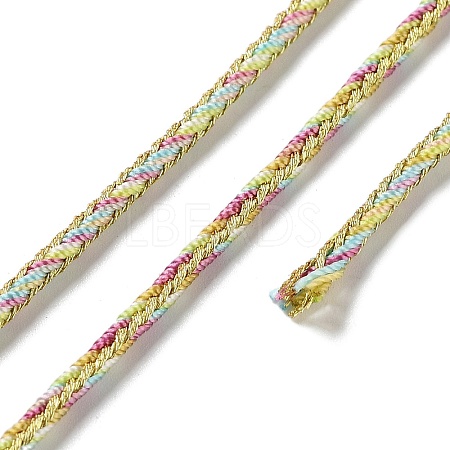 14M Two Tone Polyester Braided Cord OCOR-G015-02A-07-1