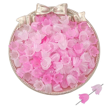 100Pcs Acrylic Bead Caps PW-WGF2E45-08-1