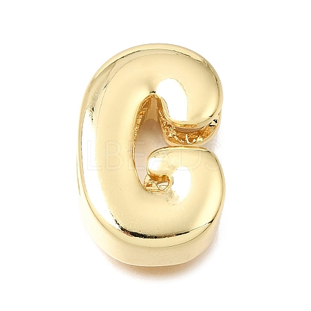 Brass Slide Charms KK-E802-33G-G-1