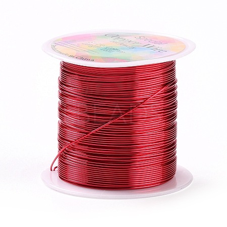 Round Copper Wire Copper Beading Wire for Jewelry Making YS-TAC0004-0.6mm-16-1
